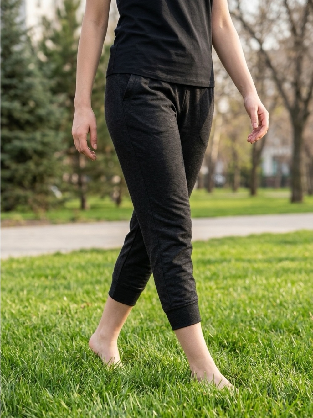 Apana XL Black Jogger Pant Leisure Athletic Sports Outdoor
